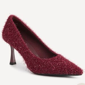 Chic Burgundy Women's Heels